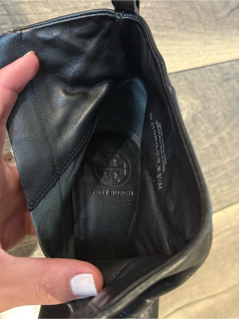 Tory Burch Leather Block Heel Booties - Picture 5 of 7